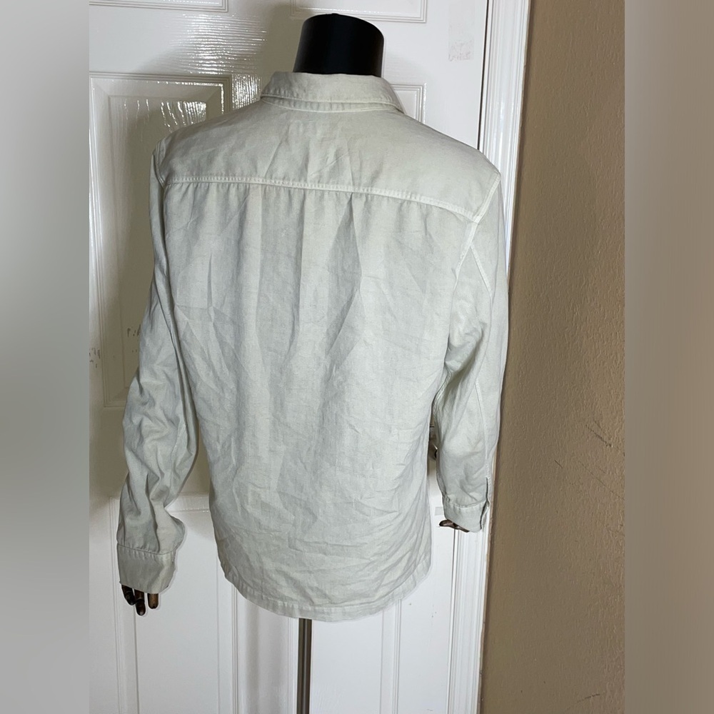 All Saints Long Sleeve Minimalist button down shirt size XL - Picture 3 of 9